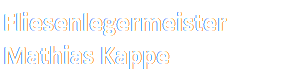 Fliesenlegermeister Matthias Kappe Logo